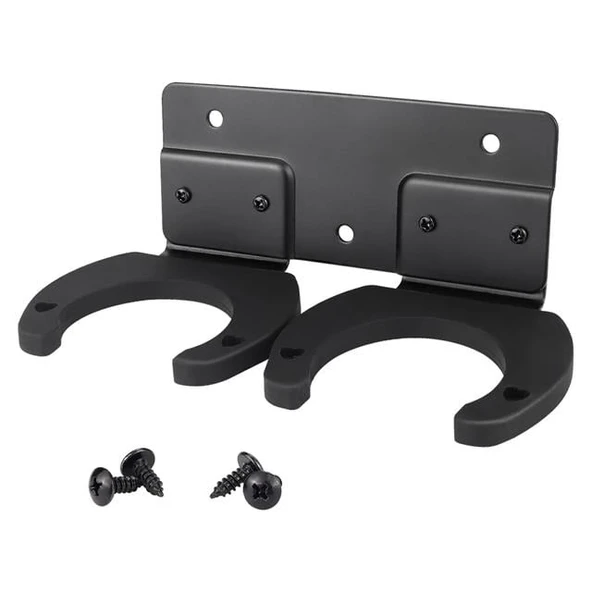 PowerMaster PM-26938 Duvara Monte Çift Mikrofon Tutucu Askı Metal Gövde ürün görseli