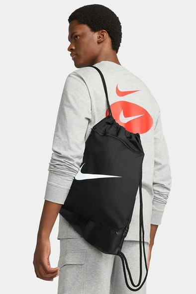 Nike Aksesuar Nk Brsla Drwstrng 9.5 (18L) DM3978-010 Siyah Unisex Çanta - Resim 2