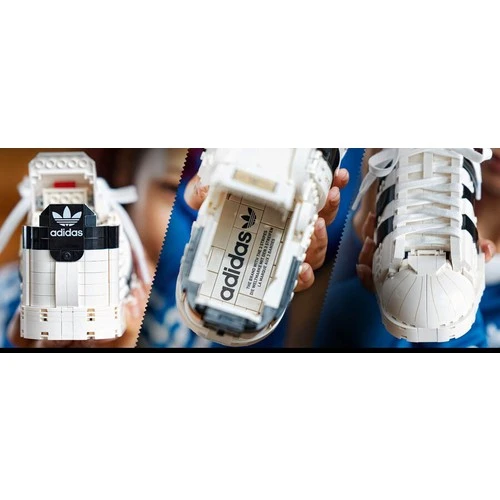 Lego icons 10282 adidas Originals Superstar - Resim 7