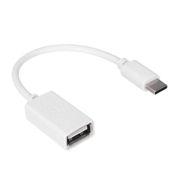 HYTECH HY-X112 BEYAZ USB DİŞİ TO TYPE-C ERKEK OTG ÇEVİRİCİ ürün görseli