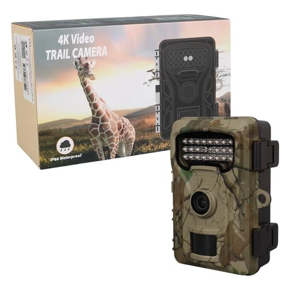 Powermaster RF06 20MP 24 Led PIR Sensörlü 2.0" Renkli Lcd Ekran 128GB SD Kart Destekli Fotokapan Kamuflaj Kamera - Resim 6