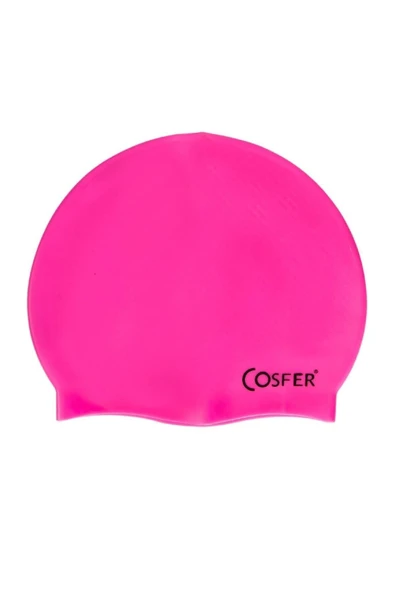 Bone Deniz Bonesi Havuz Bonesi Yüzücü Silikon Pembe Bone Yüzme Bonesi - Resim 2