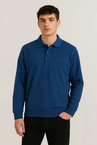 Simenti Regular Fit Polo Yaka Selanik Kazak - 7414 - 6