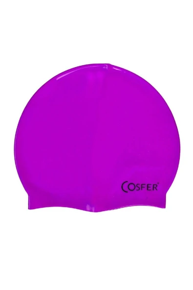 Bone Deniz Bonesi Havuz Bonesi Yüzücü Silikon Mor Bone Yüzme Bonesi - Resim 2