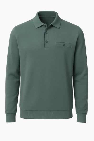 Simenti Regular Fit Polo Yaka Selanik Kazak - 7414