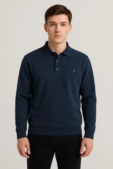 Simenti Regular Fit Polo Yaka Selanik Kazak - 7414 - 10