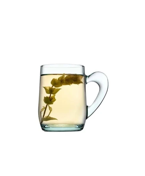 Paşabahçe Aware Collection 2’li Kalp Kulplu Bardak 335 ml  Şık Cam Bardak Seti - Resim 2