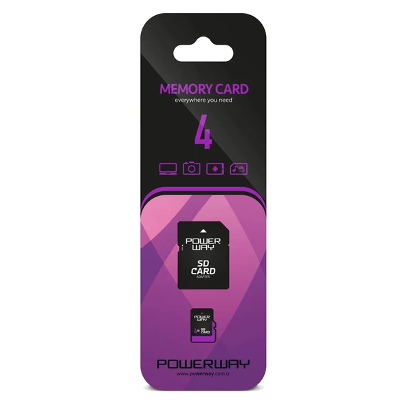 POWERWAY PWR-4 4 GB MICRO SD HAFIZA KARTI ürün görseli