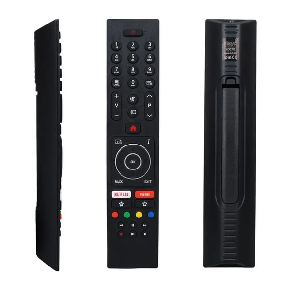 Hey Vestel 4K Smart 55UD8450 Lcd Led TV Kumanda (RC43135 Black Nobrand V2) ürün görseli