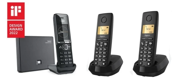 Gigaset C550 IP PURE-100 3 Dahili Dect Telsiz Kablosuz Telefon Santrali ürün görseli