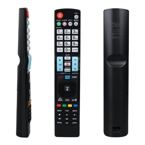 Hey LG Küçük Kalıp Premium Tuşlu Lcd Led TV Kumanda (AKB72914050-RC0931-082019001) ürün görseli