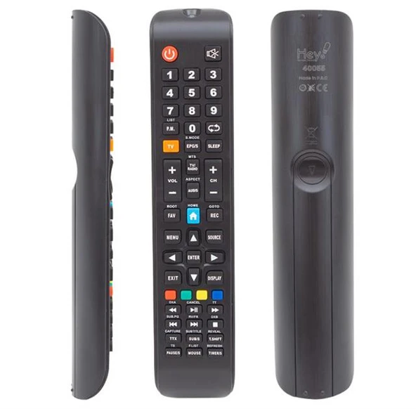 Hey Skytech Sarı TV Tuşlu Smart Lcd Led TV Kumanda ürün görseli 1