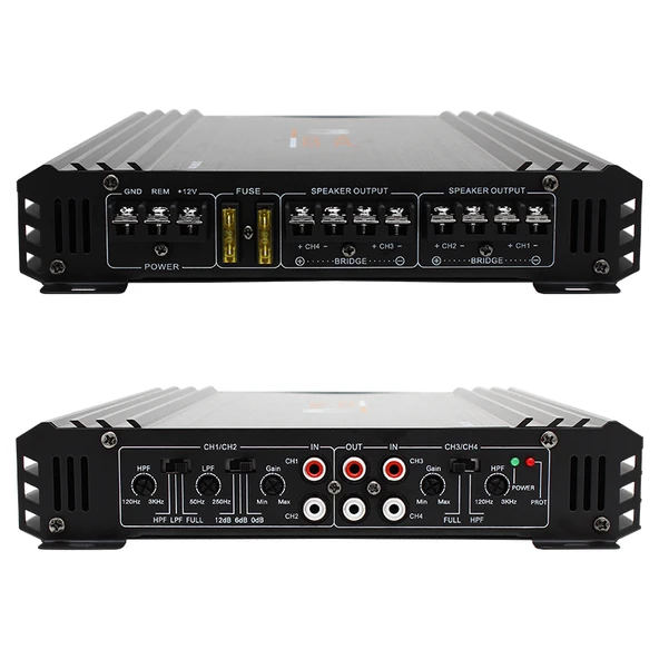 MAGICVOICE MG-3500 4 KANAL MAX 3000 WATT CLASS AB OTO ANFİ - Resim 2