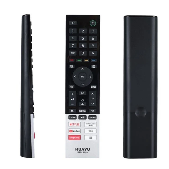 Huayu Rm-L1893 Unıversal Samsung Netflıx-Youtube-Prıme Vıdeo Tuşlu Lcd-Led Tv Kumanda ürün görseli