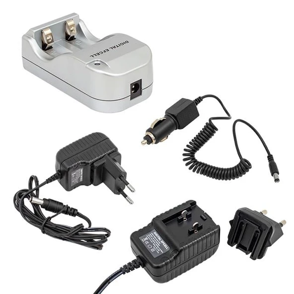 Digital Efcell 123A - 16340 - 17335 2’li Ev Ve Araç Pil Şarj Cihazı - Resim 2