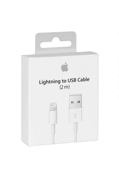 2 Metre iPhone Lightning Şarj ve Data Kablosu MD819ZM/A 5,6,7,8,X,XS,XS Max ürün görseli
