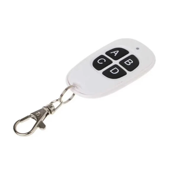 433MHz RF 4 Kanal Röle Modül DC 12V 4 Buton Kumanda Kablosuz Motor Pompa Fan Lamba Perde Akıllı Ev - Resim 2