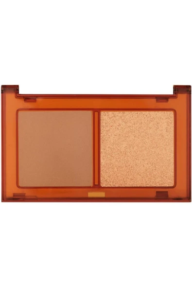 Bronzer&Highlighter Set Sun Kissed - Bronzlaştırıcı Ve Aydınlatıcı 02 Tan Bronze & Heat Glow