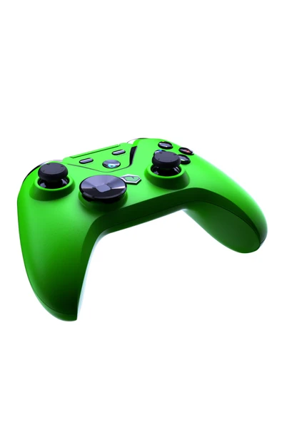 Clutch Titreşim Geri Bildirimli Çift Mod Kablosuz (bluetooth Ve 2.4 Ghz) Gamepad - Yeşil - 2