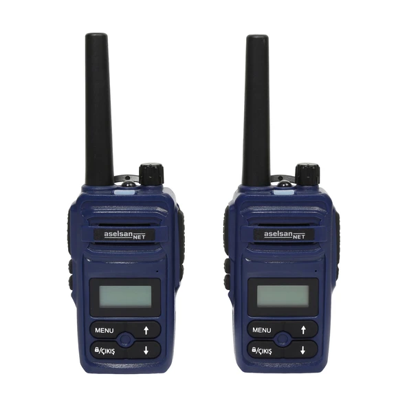 ASELSAN PM-985 PMR PİL VE ŞARJ DAHİL İKİLİ EL TELSİZİ (12 KM)(16 KANAL + 121 ALT KANAL) ürün görseli