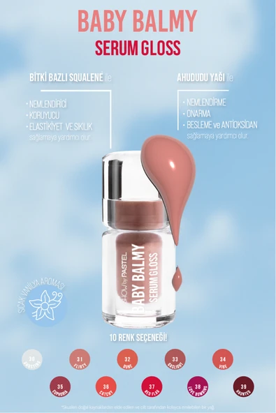 Baby Balmy Serum Gloss - Dudak Parlatıcısı Ve Dudak Bakımı 31 Flirty - 3.2 ml - 4