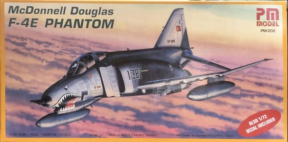 PM Model 202 1/96 F-4E PHANTOM  Jet Avcı Uçağı Demonte Plastik Maketi ürün görseli 1