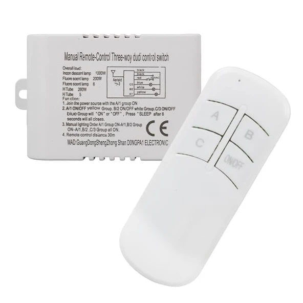 Powermaster PM-20977 Avize Kumandası 4 Fonksiyonlu - Resim 2