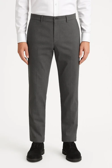 Captiva Klasik Fit Likralı Erkek Kanvas Pantolon - 7413 - 10