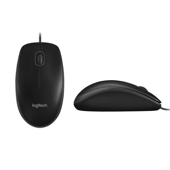 LOGITECH - MK120 USB Q SİYAH KABLOLU KLAVYE+MOUSE SET - Resim 3