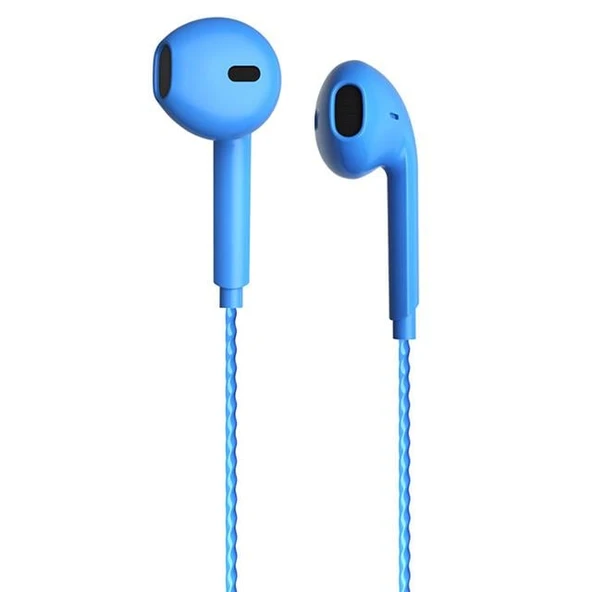 Lenovo Lecoo EH104BL 3.5 Mm Jacklı Kablolu Kulak İçi Mikrofonlu Kulaklık Mavi - Resim 3