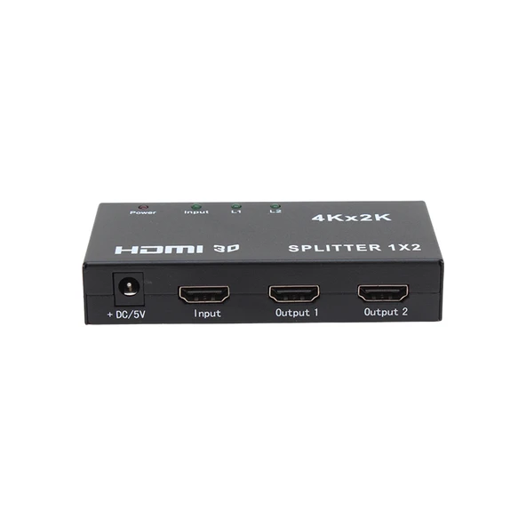 POWERMASTER PM-14217 1.4V 1080P 4KX2K 2 PORT HDMI SPLITTER DAĞITICI - Resim 3