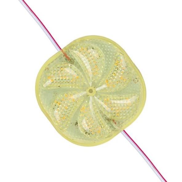 PowerMaster PM-14708 12 Volt 3 Watt Sarı Sabit 6565-2835 Modül Led 65x65x12mm ürün görseli