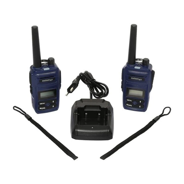 Aselsan 12 Km Pil Ve Şarj Dahil İkili El Telsizi PM-985 PMR - Resim 3