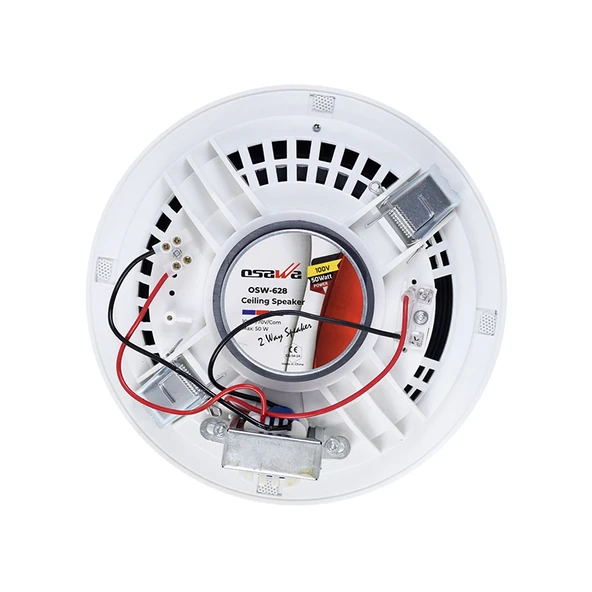 OSAWA OSW-628 16 CM 50W TWEETERLİ 100 VOLT TRAFOLU ALÇIPAN HOPARLÖR - Resim 2