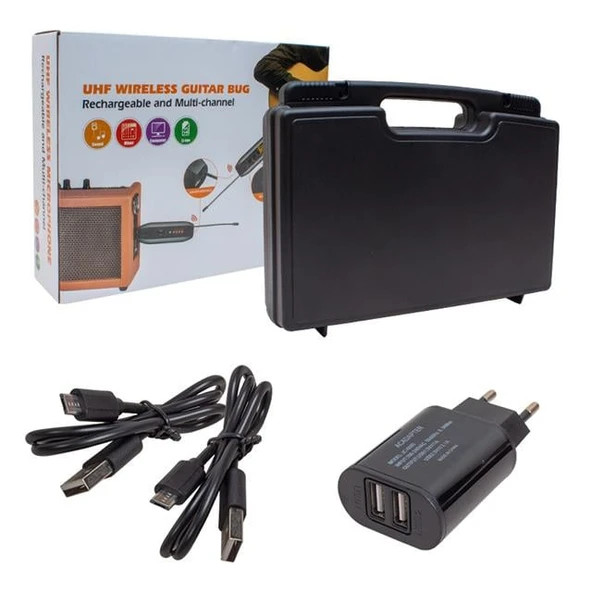 Magicvoice Mv-19592 UHF Kablosuz Amfi ve Enstrüman Aksesuarı Üçlü Set - Resim 3