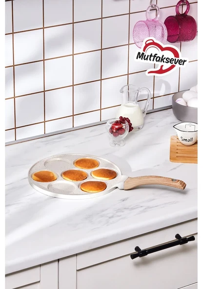 Karaca Mutfaksever Biogranit Pankek Tava 26 Cm Krem ürün görseli