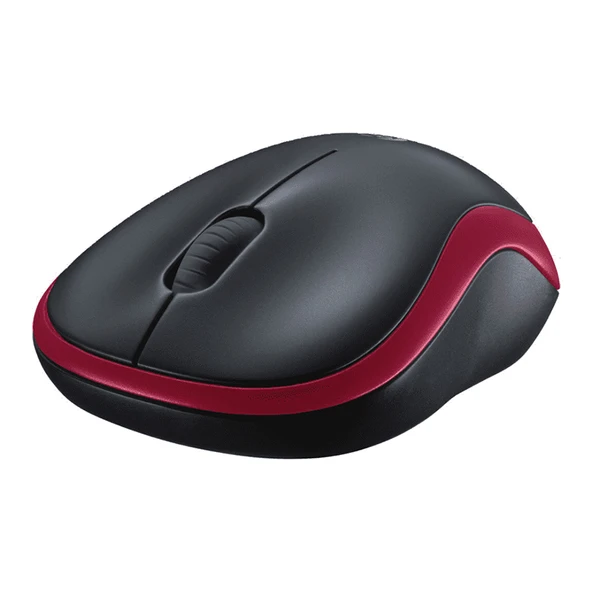 LOGITECH M185 KIRMIZI KABLOSUZ MOUSE - Resim 2