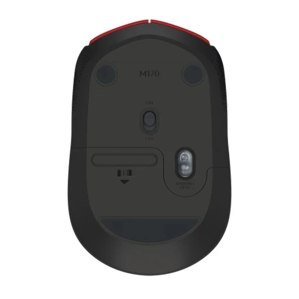 LOGITECH M171 USB KIRMIZI KABLOSUZ MOUSE - Resim 3