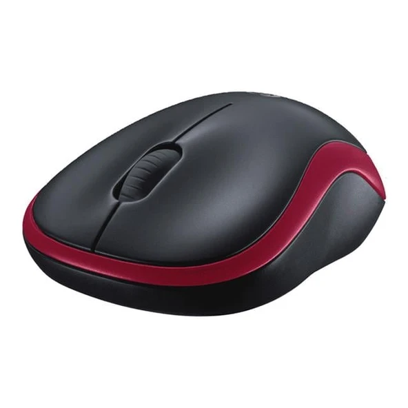 Logitech M185 Kablosuz Kırmızı Mouse - Resim 2