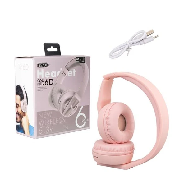 Magicvoice CV750 Kablosuz Bluetooth Kulaküstü Tasarım Kulaklık - Resim 4