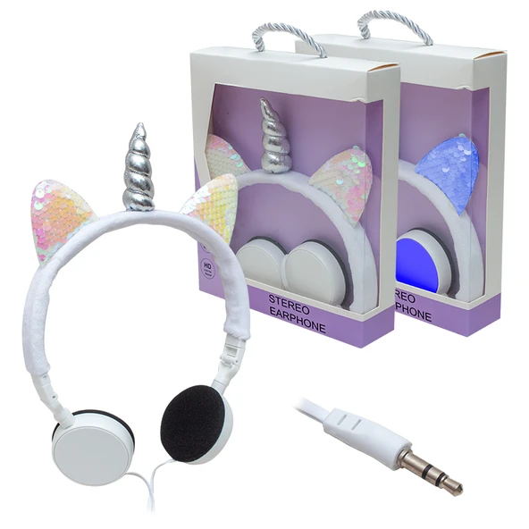 POWERMASTER PM-3758 3.5MM JACKLI KABLOLU KULAK ÜSTÜ PELUŞ KULAKLIK - Resim 3