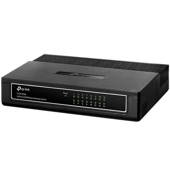 TP-Link TL-SF1016D 16 Port 10-100 Mbps Ethernet Switch - Resim 4