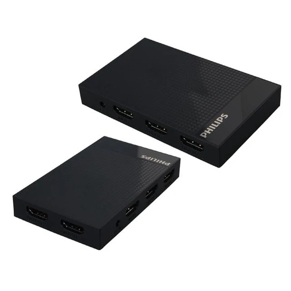 Philips SWV9023B/93  4K HDMI Splitter 1 Giriş - 4 Çıkış Ultra HD Görüntü Dağıtıcı ürün görseli