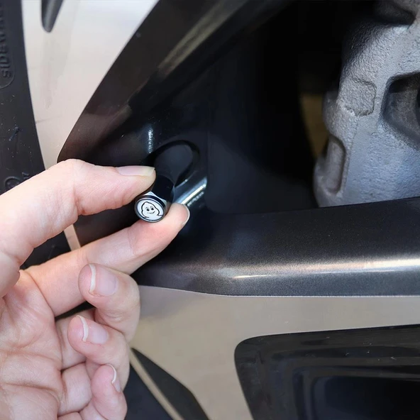 Michelin MC34273 Michelin Logolu Metal Universal Sibop Kapağı 4 Adet - Resim 4