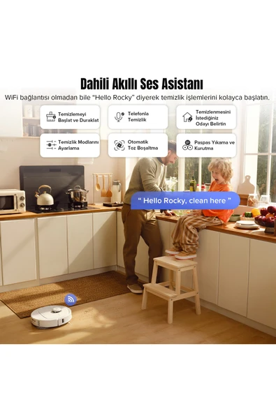 QRevo MaxV Akıllı Robot Süpürge Beyaz - 8