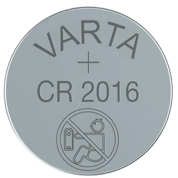 Varta CR 2016 3 Volt Lityum Pil (2'li Paket) - Resim 1