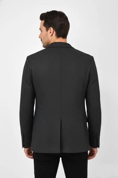 Erkek Kışlık Kumaş Tek Ceket 4 Drop BGL-ST04984 - Resim 8