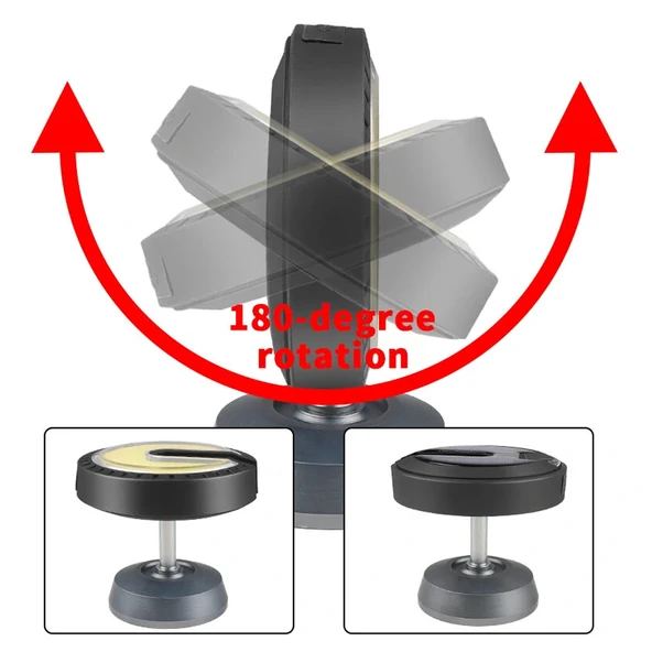 POWERMASTER PM-24564 25 WATT USB - TYPE-C GİRİŞLİ COB LEDLİ TEK YÖNLÜ 180 DERECE SOLAR ÇALIŞMA LAMBASI - Resim 3