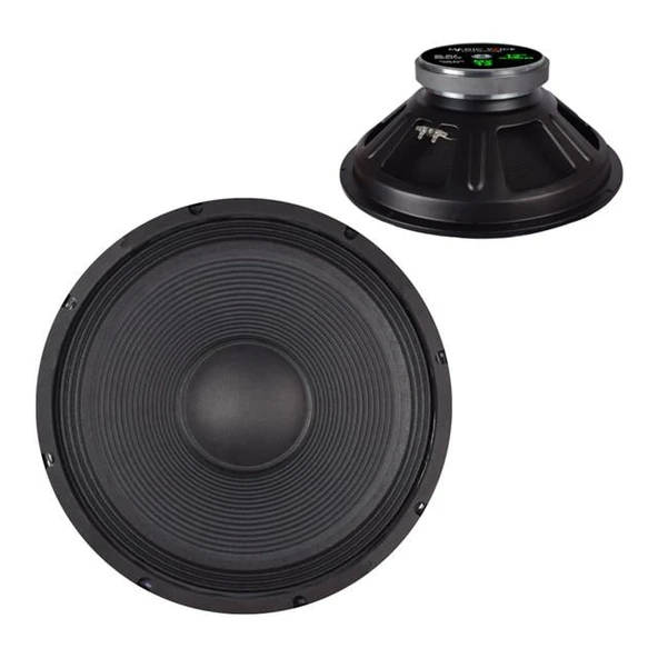 Magicvoice MV-12 Maks.600 Watt / Rms 300 Watt 12” Siyah 30 Cm Woofer Yedek Hoparlör - Resim 3