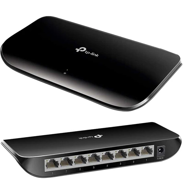 TP-LINK - TL-SG1008D 8 PORT 10/100/1000 MPBS GIGABIT SWITCH ürün görseli